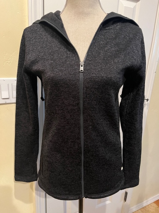 Roxy Jackets & Blazers - Roxy Charcoal Sweater Hoodie